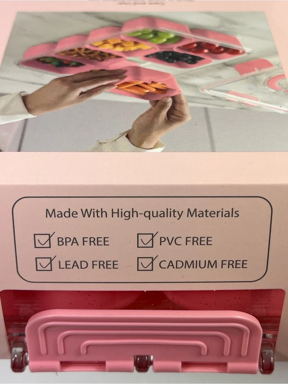 Perfect On-The-Go Snack Box - Clear/White